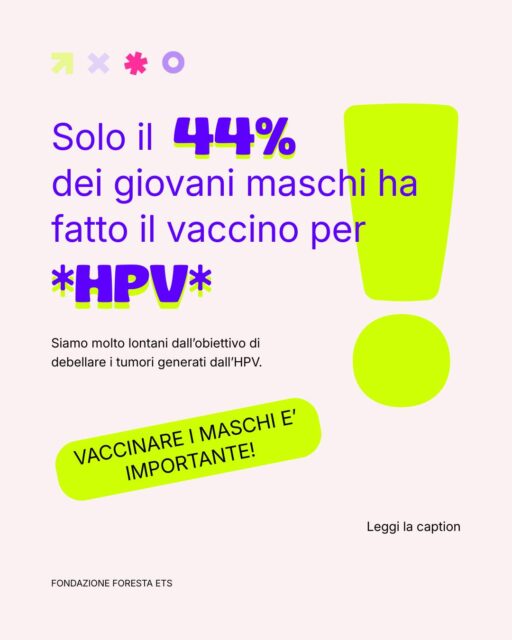Il vaccino anti-HPV in Italia viene offerto gratuitamente sia alle ragazze che ai ragazzi dagli 11 anni. Ma la copertura tra i maschi resta molto più bassa: pensiamo sia "solo una cosa da femmine", e questo è un errore che paghiamo caro.

Perché vaccinare anche i maschi è fondamentale:
1️⃣ L'HPV non causa solo il tumore al collo dell'utero: è responsabile anche di tumori del cavo orale, della gola e del pene, che colpiscono direttamente gli uomini
2️⃣ L'HPV influisce negativamente sulla fertilità
3️⃣ Vaccinando i maschi si riduce la circolazione del virus tra i sessi, proteggendo anche le partner (e viceversa)
4️⃣ Meno contagio = meno tumori al collo dell'utero, in aggiunta alla protezione diretta data dal vaccino alle ragazze

📉 In Italia siamo ancora lontani dagli obiettivi (nonostante il vaccino sia gratuito per gli adolescenti), ben sotto la soglia del 95% fissata dal Piano Nazionale di Prevenzione Vaccinale. Il gruppo di ricerca coordinato dal prof Foresta è stato tra i principali promotori e sostenitori del vaccino anche sui maschi, sono passati anni dai primi studi e dalle prime campagne, dobbiamo fare di più e meglio. 

🇦🇺 Un confronto utile: in Australia, dove si vaccinano da anni sia ragazzi che ragazze con tassi molto più alti (oltre l'80% in entrambi i sessi), il Paese è oggi tra i più vicini al mondo a eliminare il tumore al collo dell'utero come problema di sanità pubblica.

La differenza la fa la prevenzione, e la prevenzione è una responsabilità condivisa. 💪

#HPV #vaccinazione #prevenzione #saluteuomo #tumoricollodellutero #salutepubblica